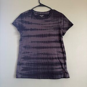 Athleta Organic Daily Tie Dye Crew Tee size M